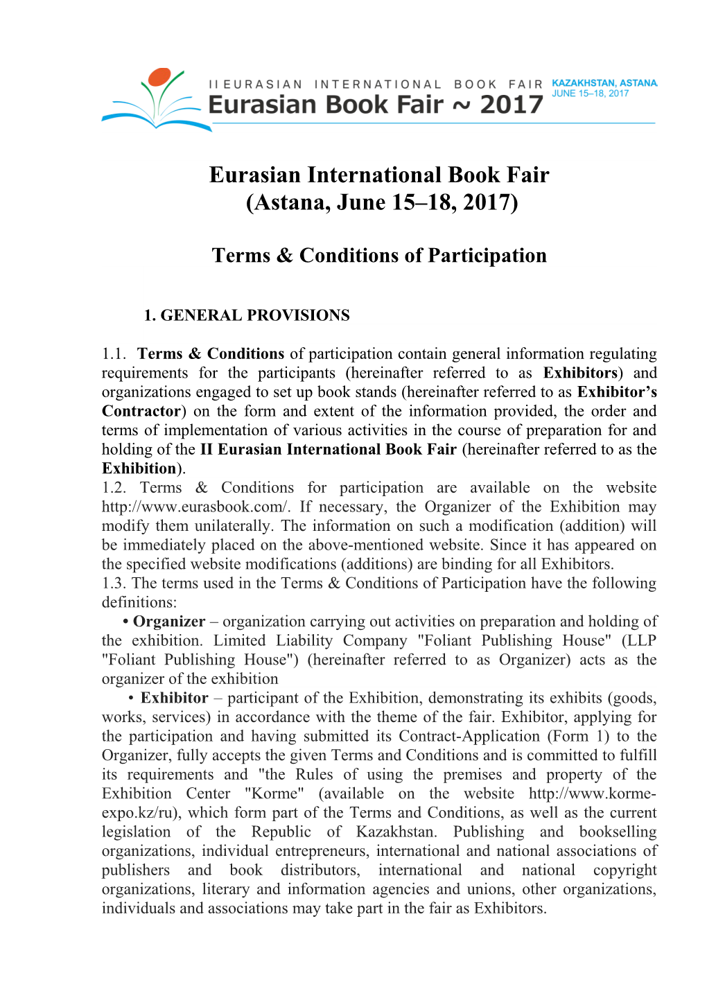 Eurasian International Book Fair