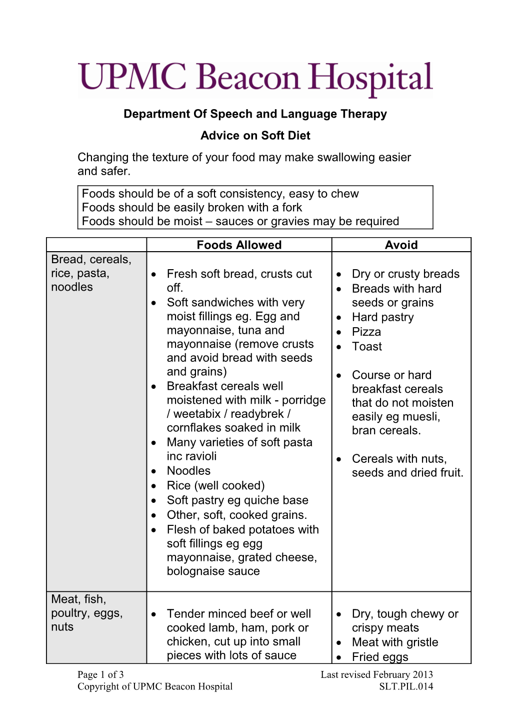 Department of Speech and Language Therapy s1