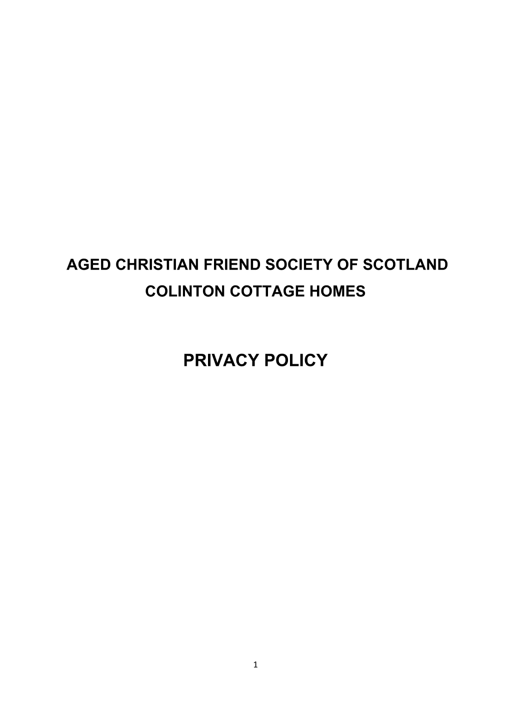 Aged Christian Friend Society of Scotland