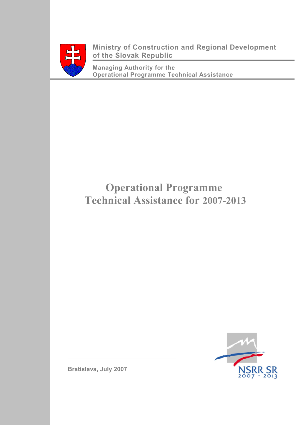 Operational Programme Technical Assistance 4