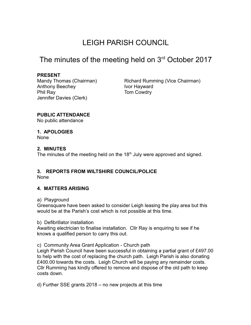 Leigh Parish Council s8