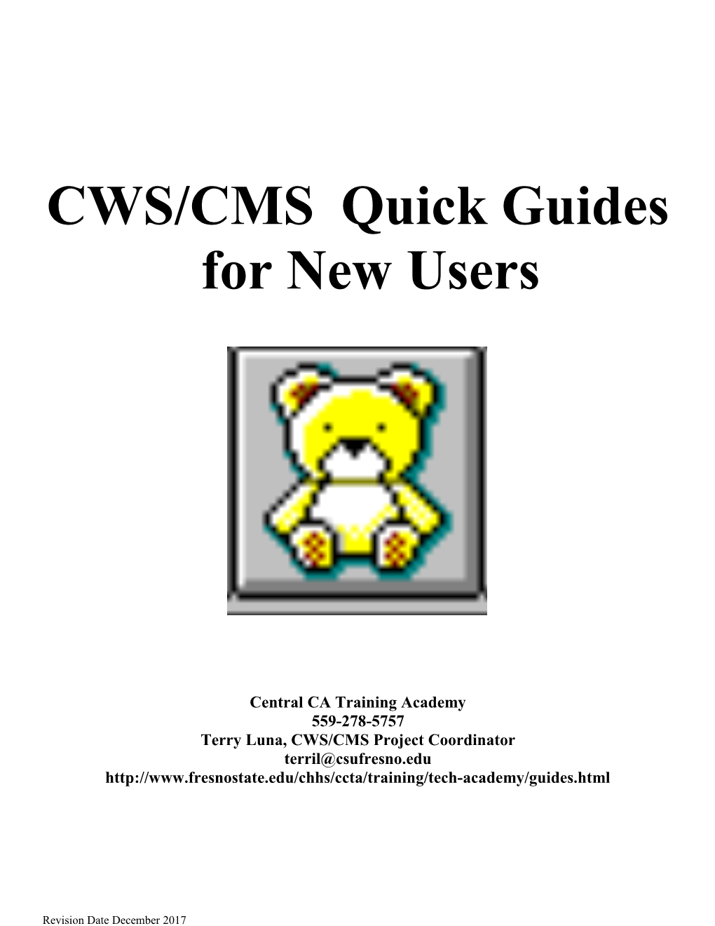 CWS/CMS Licensing