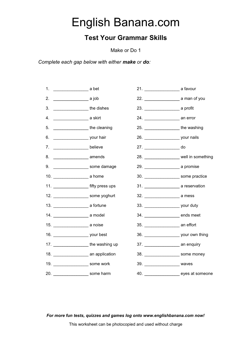 Picture Dictionary Quiz 1 s1
