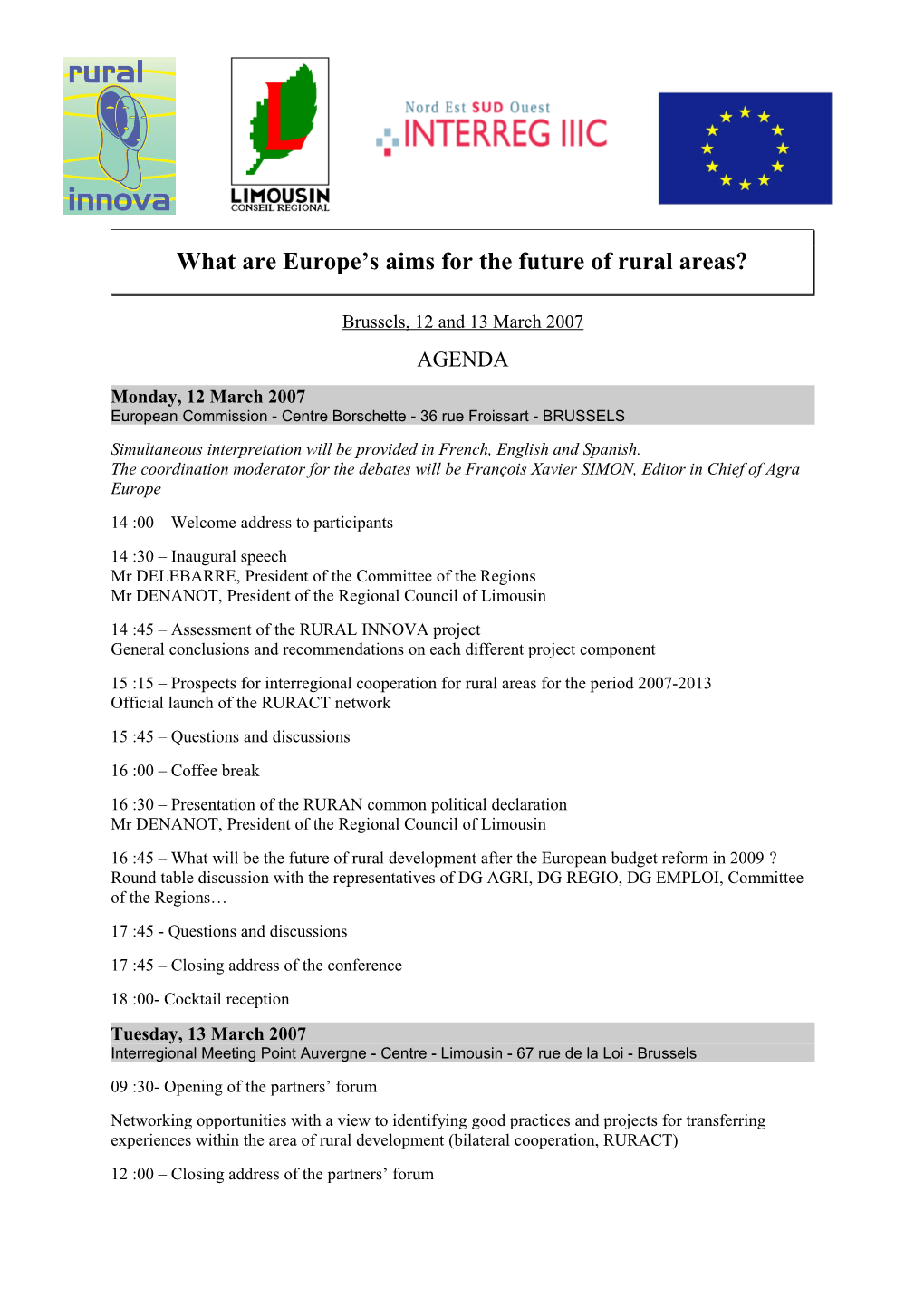 What Are Europe S Aims for the Future of Rural Areas?