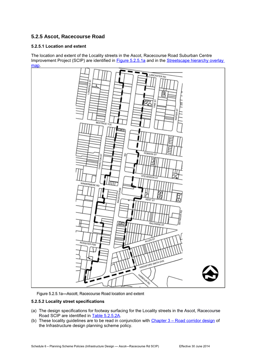 5.2.5.1 Location and Extent