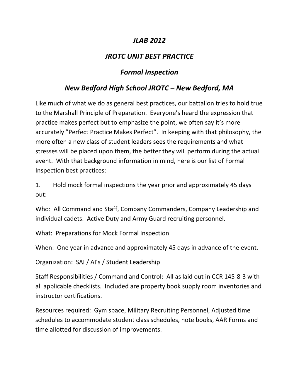 Jrotc Unit Best Practice s1