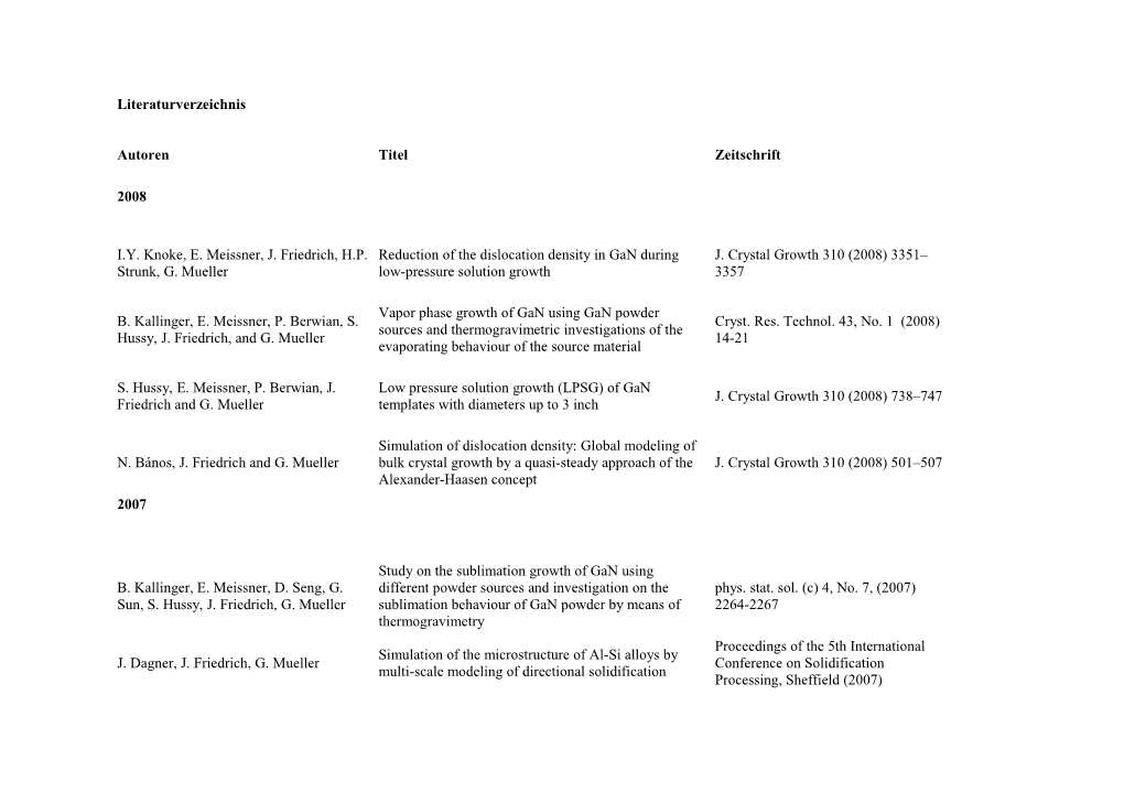 G.Mueller Elektrische Und Optische Störstellenspektroskopie Ph.D. Thesis, Natural Science