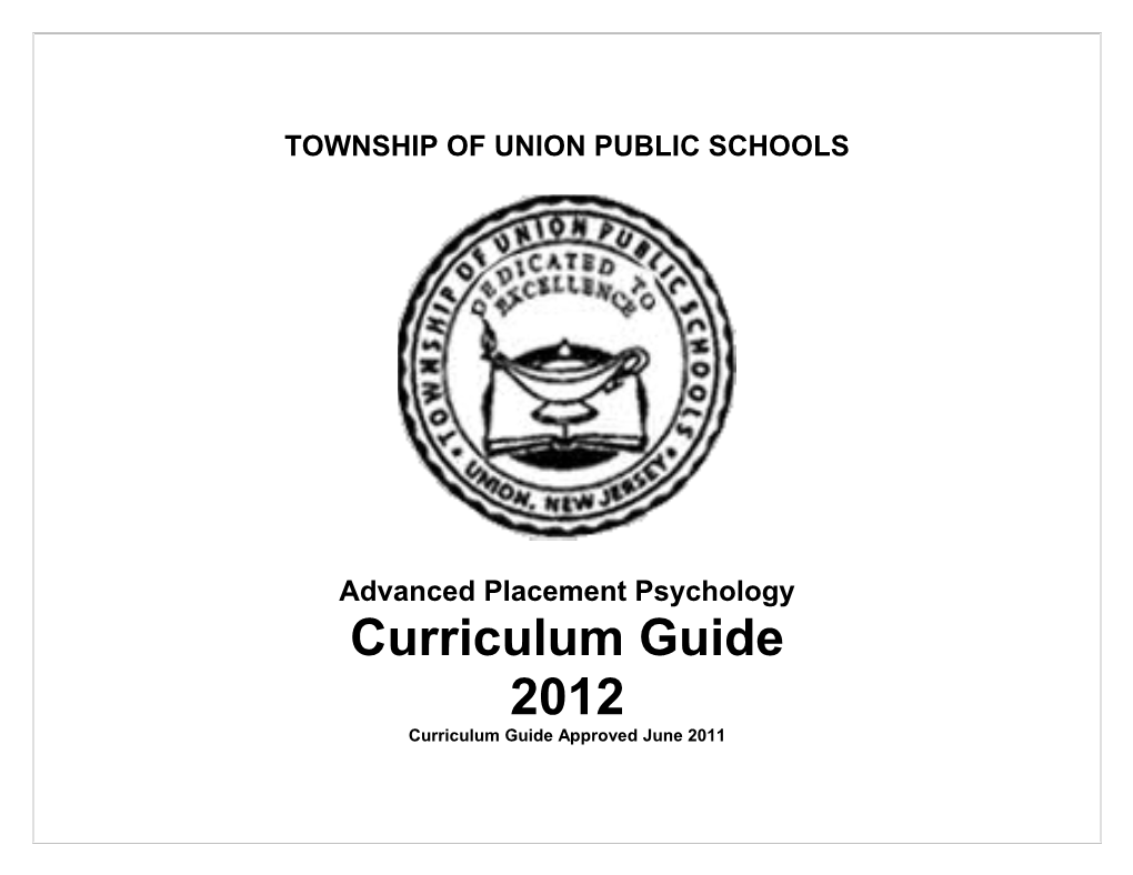 Township of Union Public Schools s6