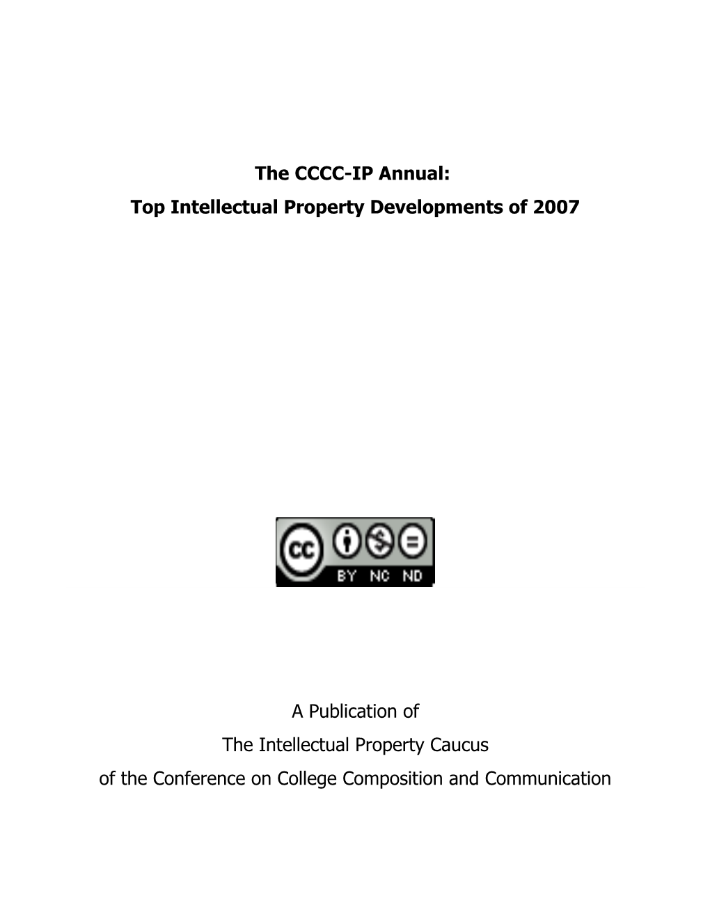 Top Intellectual Property Developments of 2007