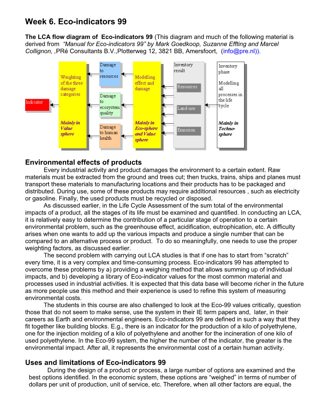 Week 5: LIFE CYCLE ANALYSIS