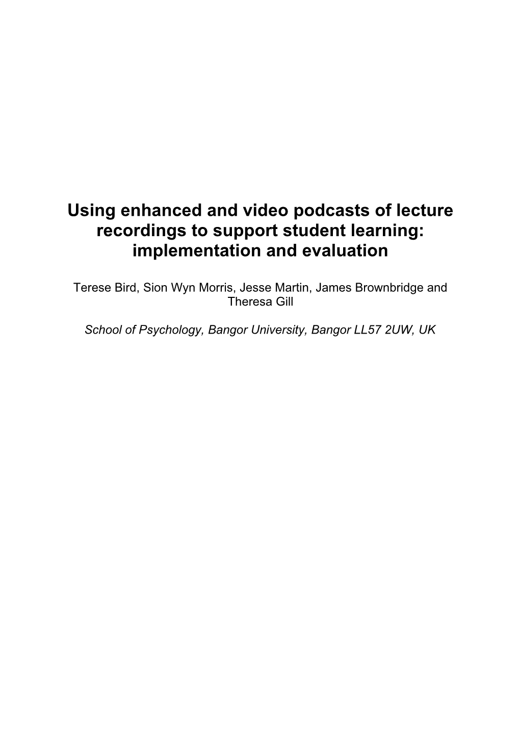 The Advent of the Podcast Has Not Marked the First Recording of University Lectures