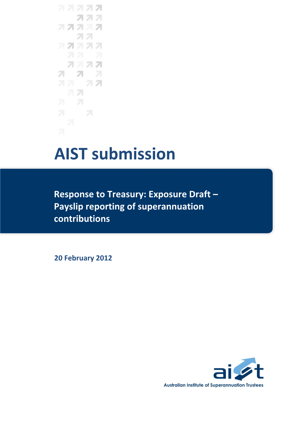 Submission: Exposure Draft - Payslip Reporting of Superannuation Contributions