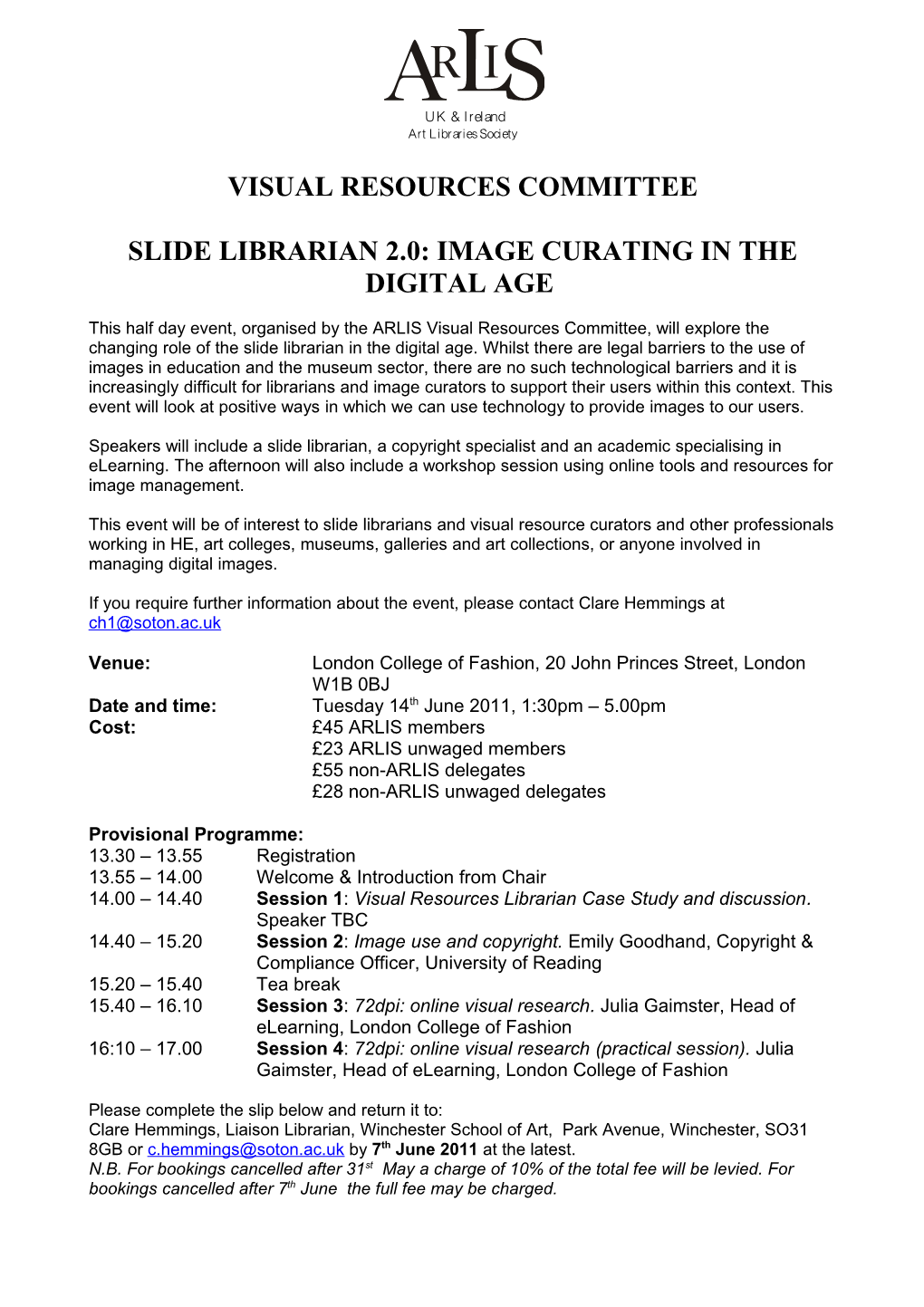 Slide Librarian 2.0: Image Curating in the Digital Age