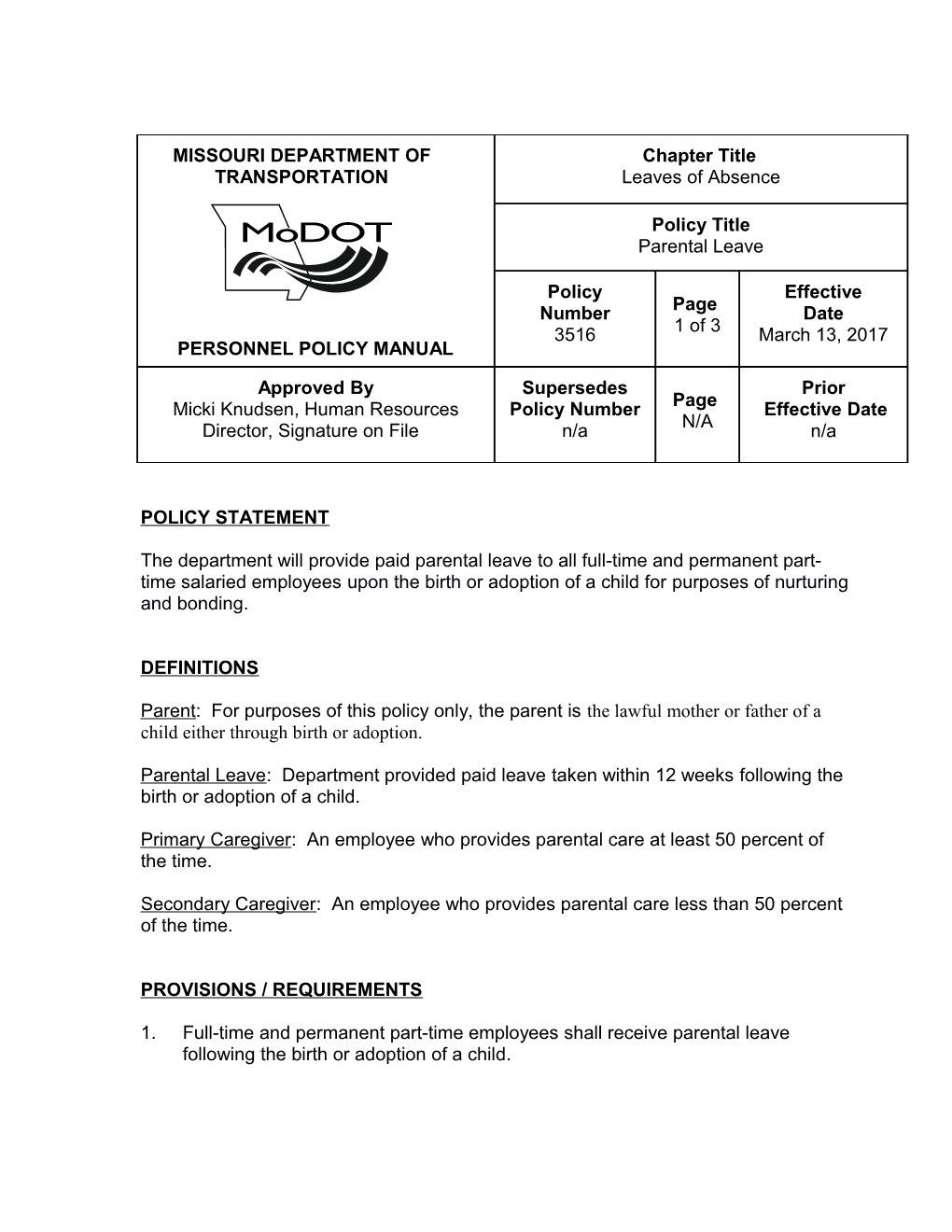 Missouri Department of Transportation s6