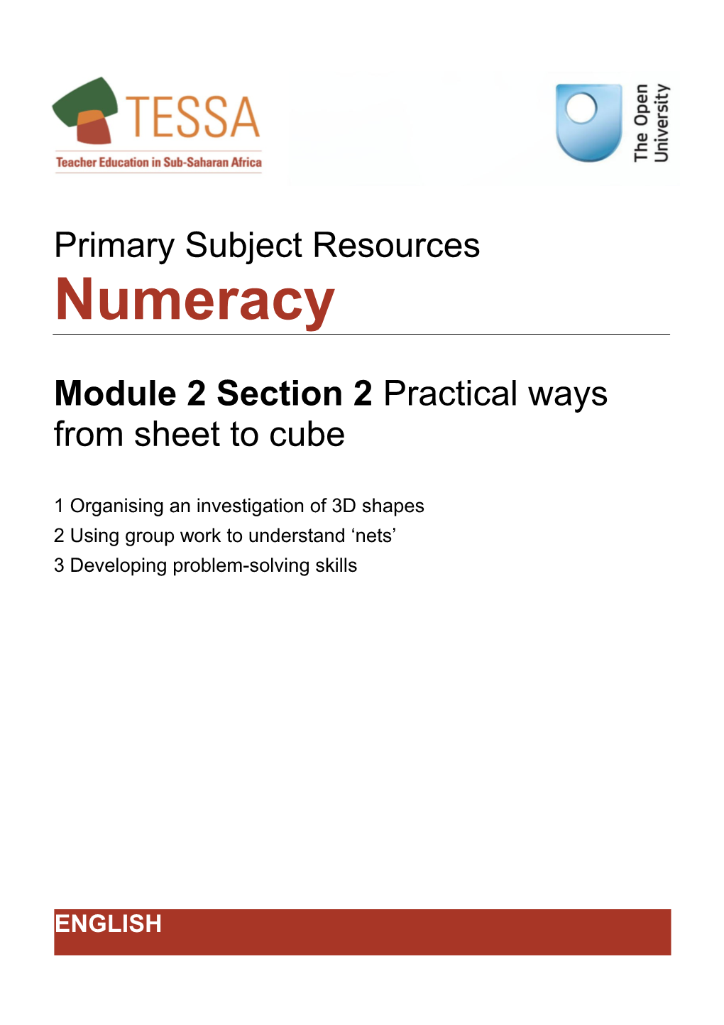 Section 2 : Practical Ways from Sheet to Cube s1