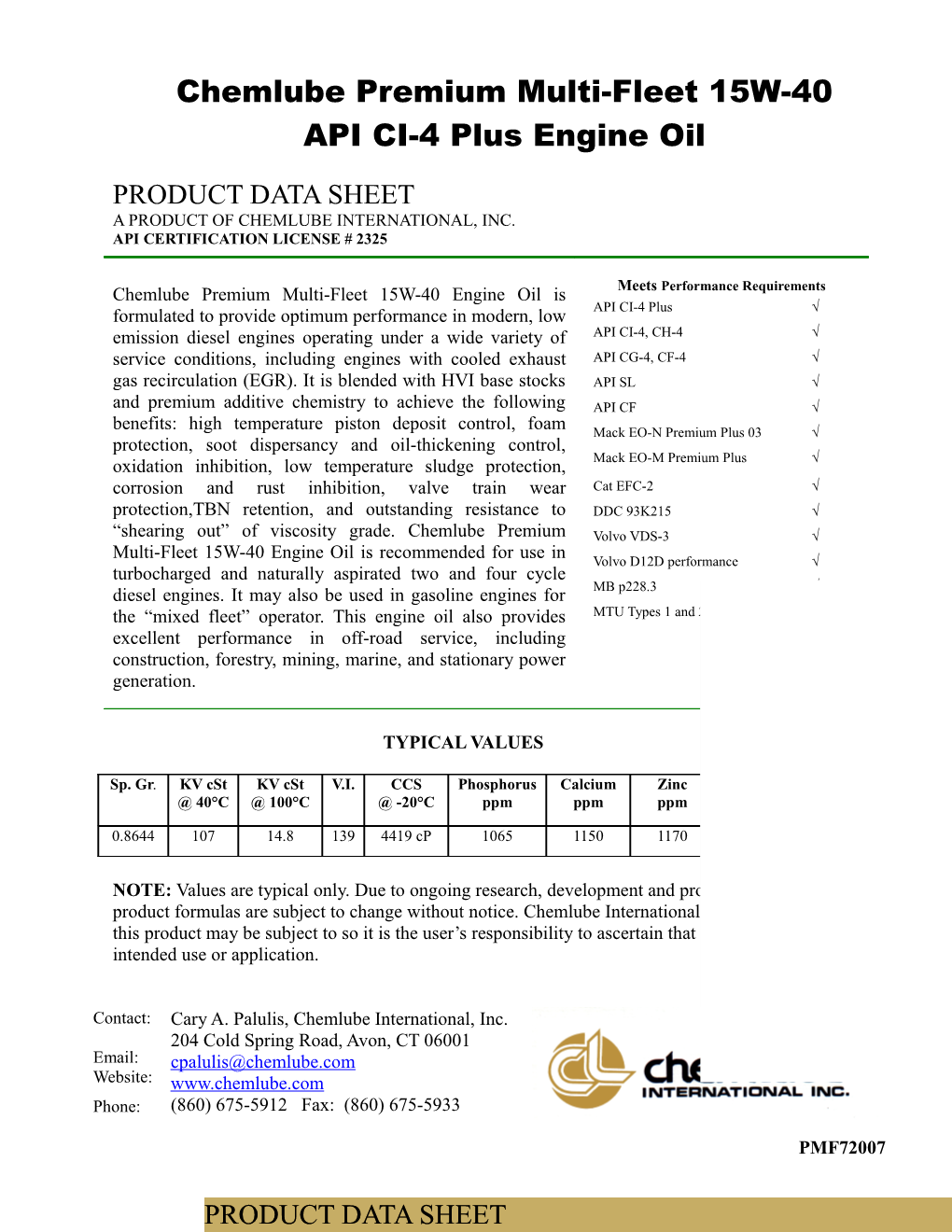 Product Data Sheet s1