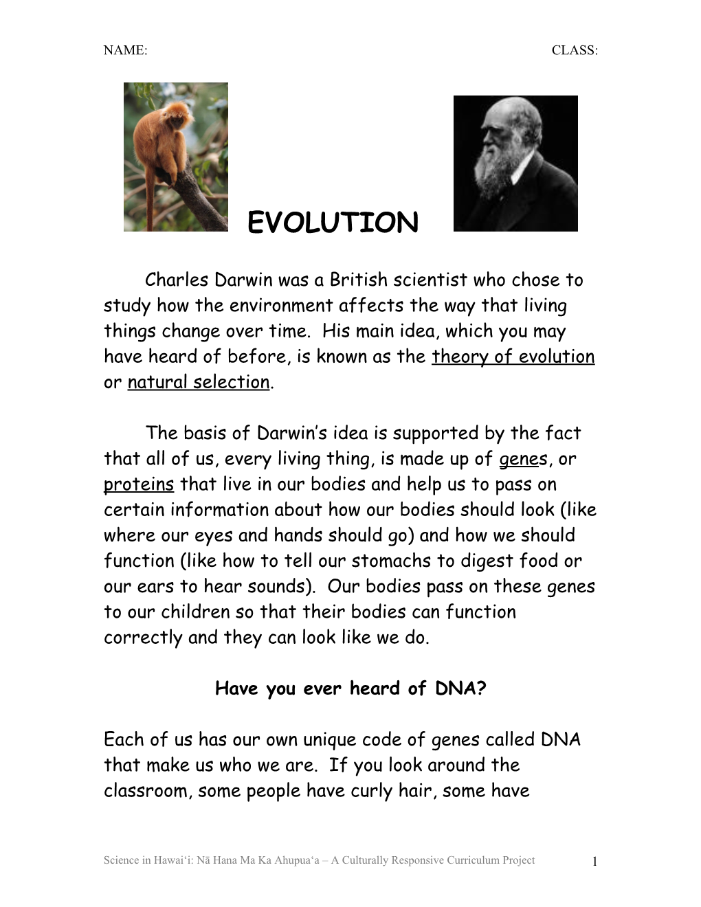 Charles Darwin Was a British Scientist Who Chose to Study How the Environment Affects The