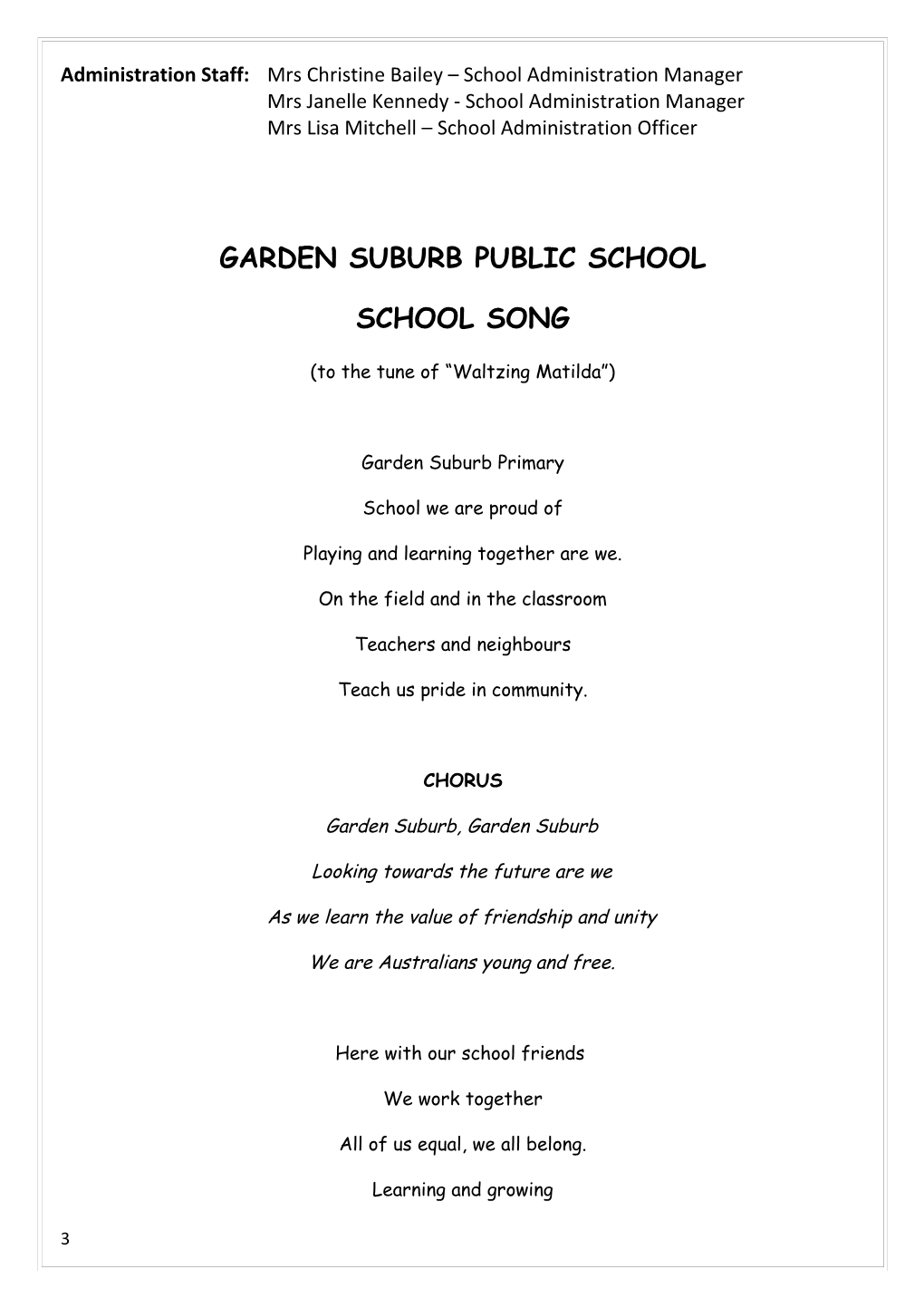 Garden Suburb Public School