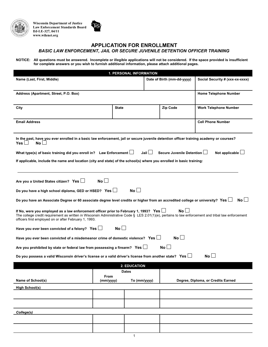 Law Enforcement Standards Board s1