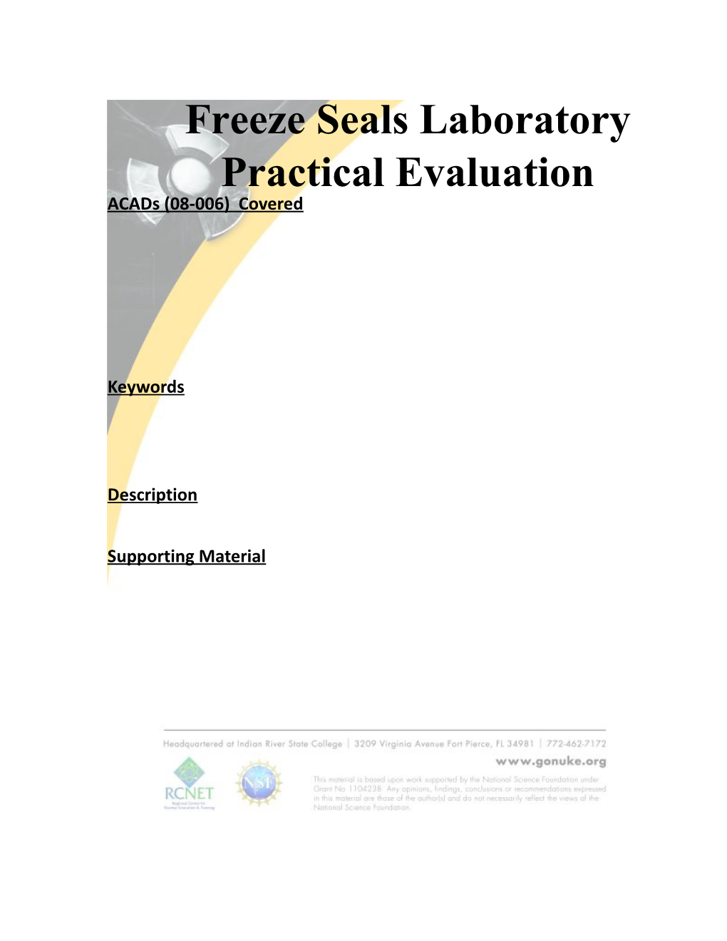 Laboratory Practical Evaluation