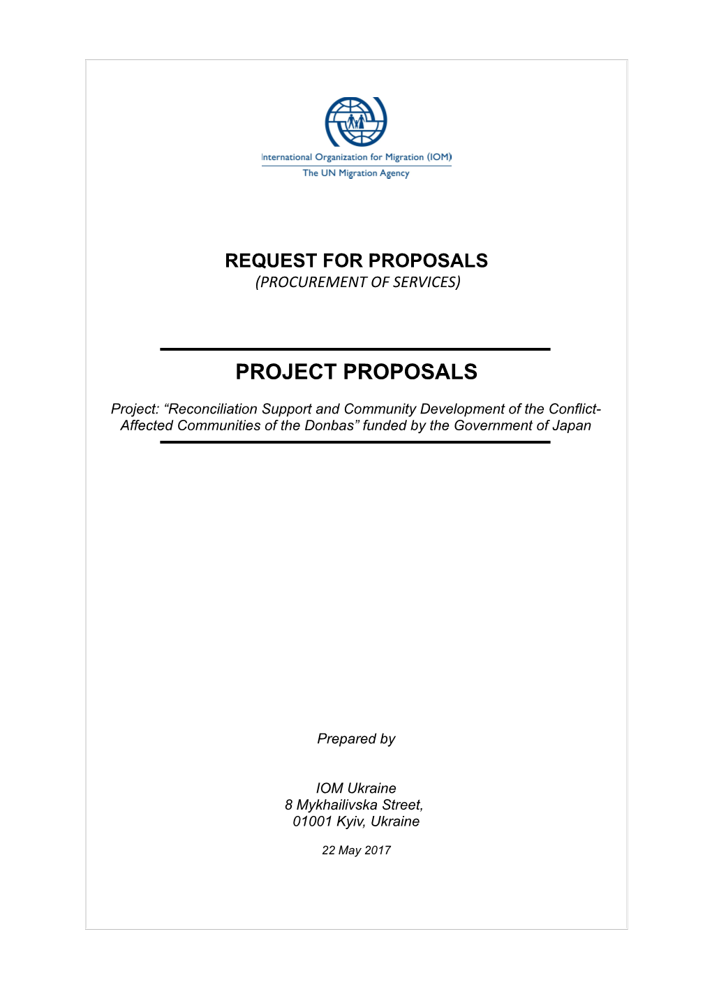 Request for Proposals s36