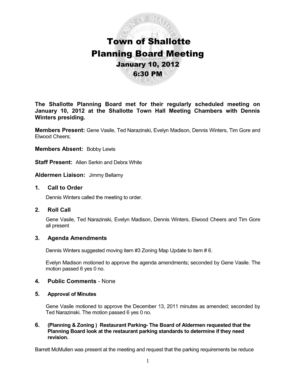 Planning Board Meeting s4