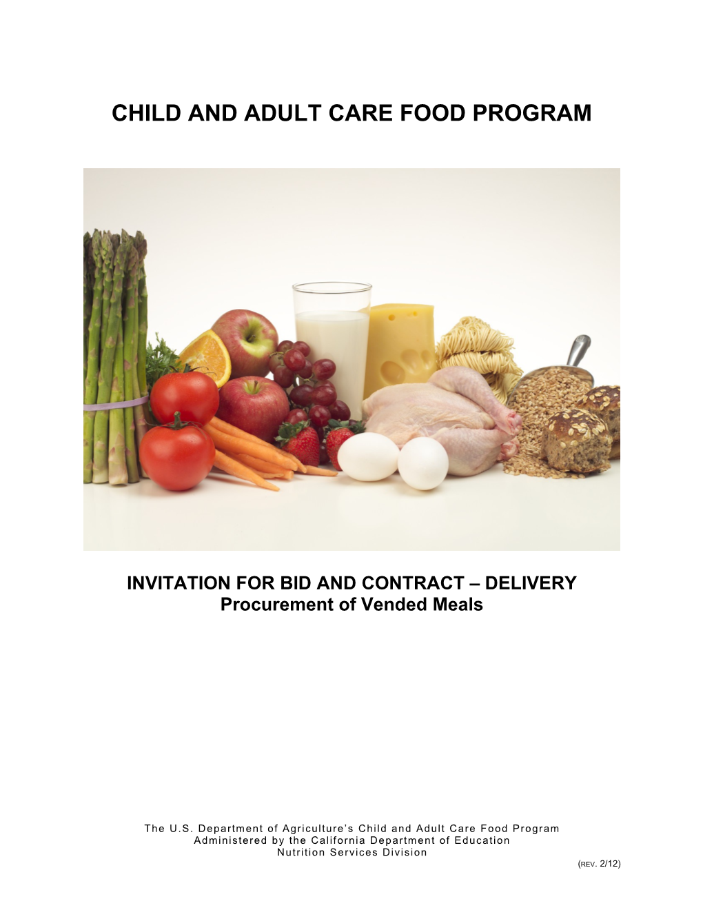 2004-05 Child Care Bid Package - Delivery