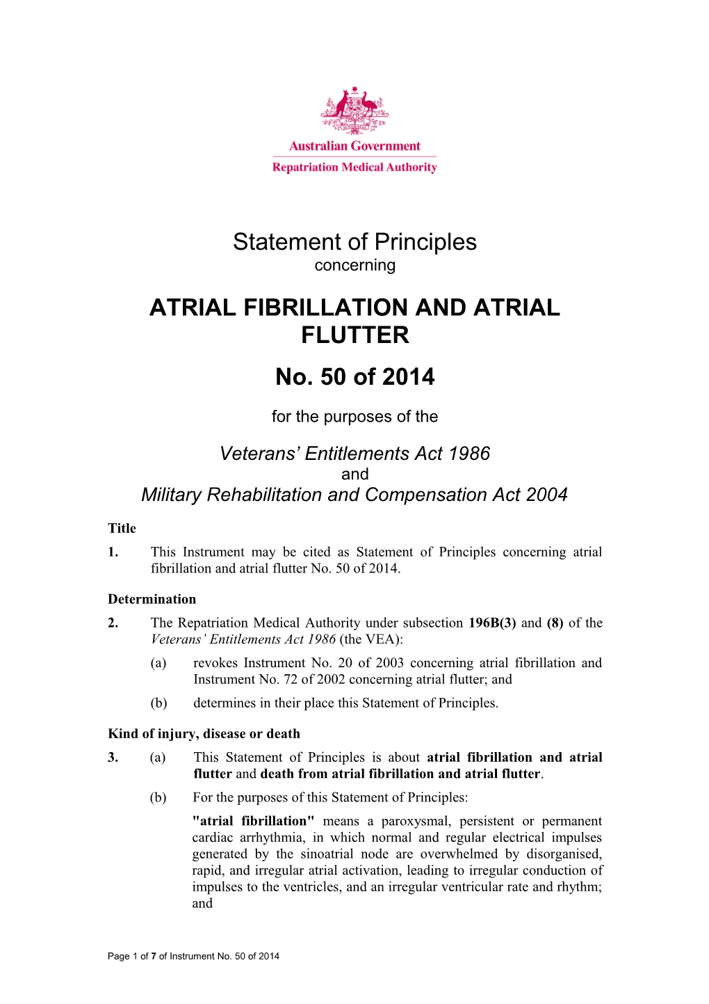 Atrial Fibrillation and Atrial Flutter