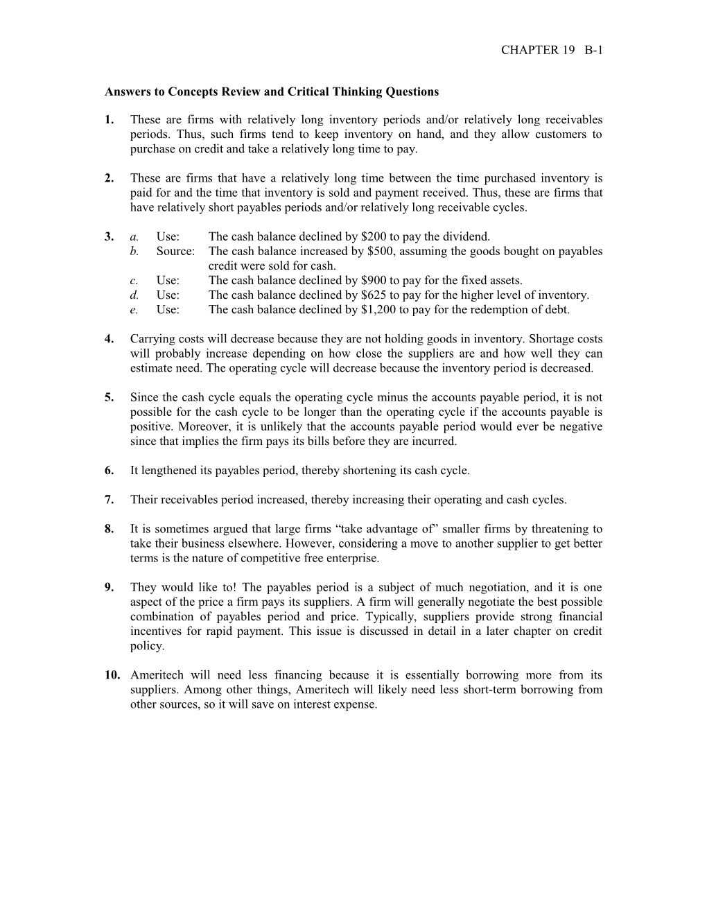 Answers to Concepts Review and Critical Thinking Questions s8