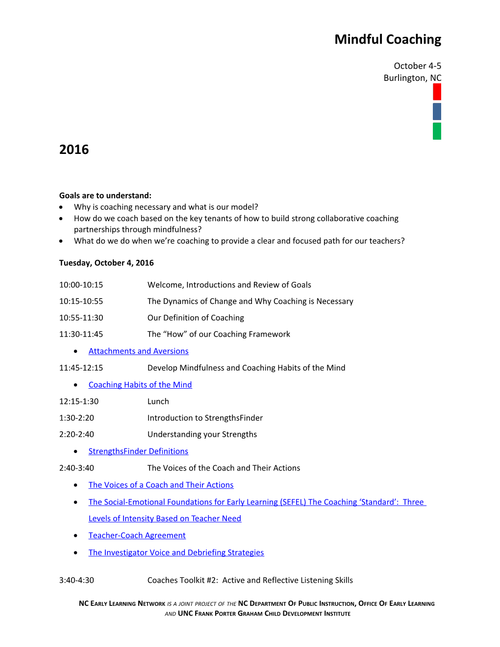 Embedding Intervention a Team Approach