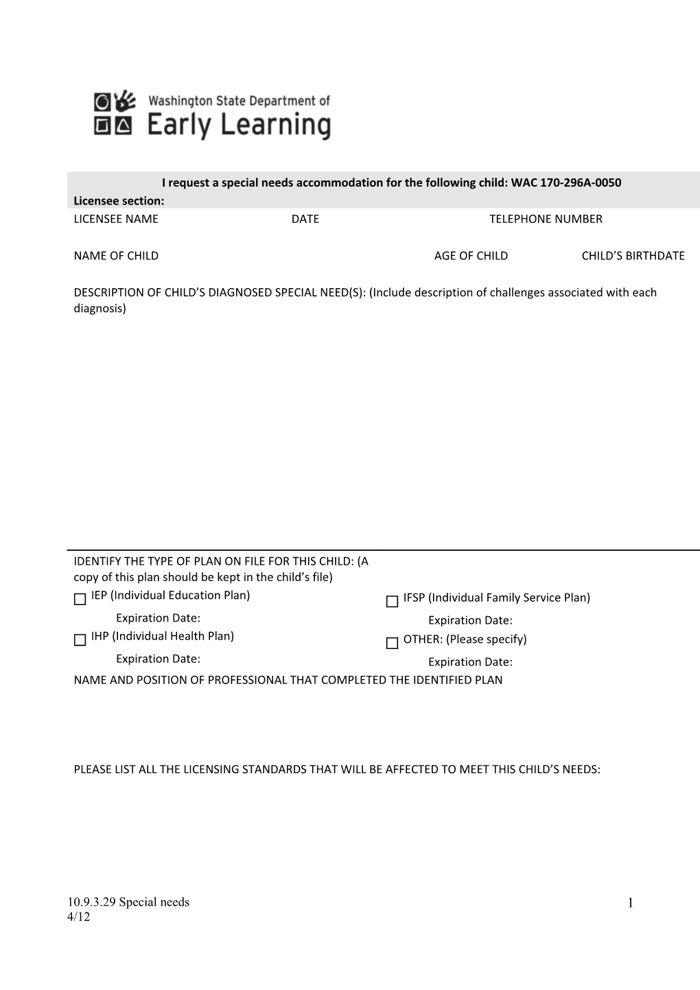 SA Monitoring Checklist