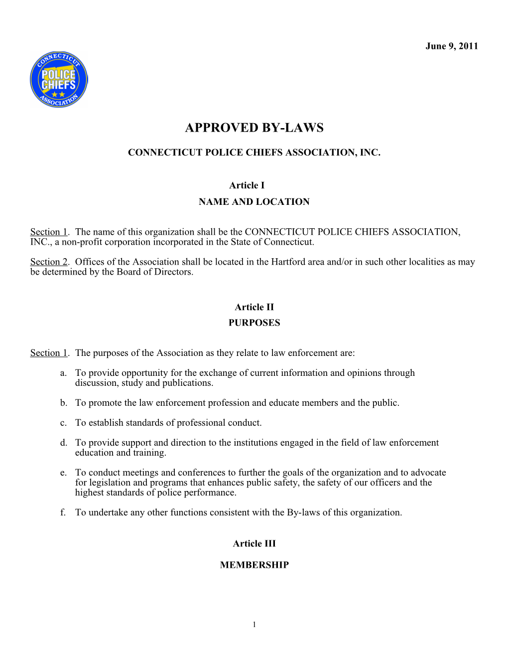 BYLAWS - Draft Copy with Changes from Ed Lynch