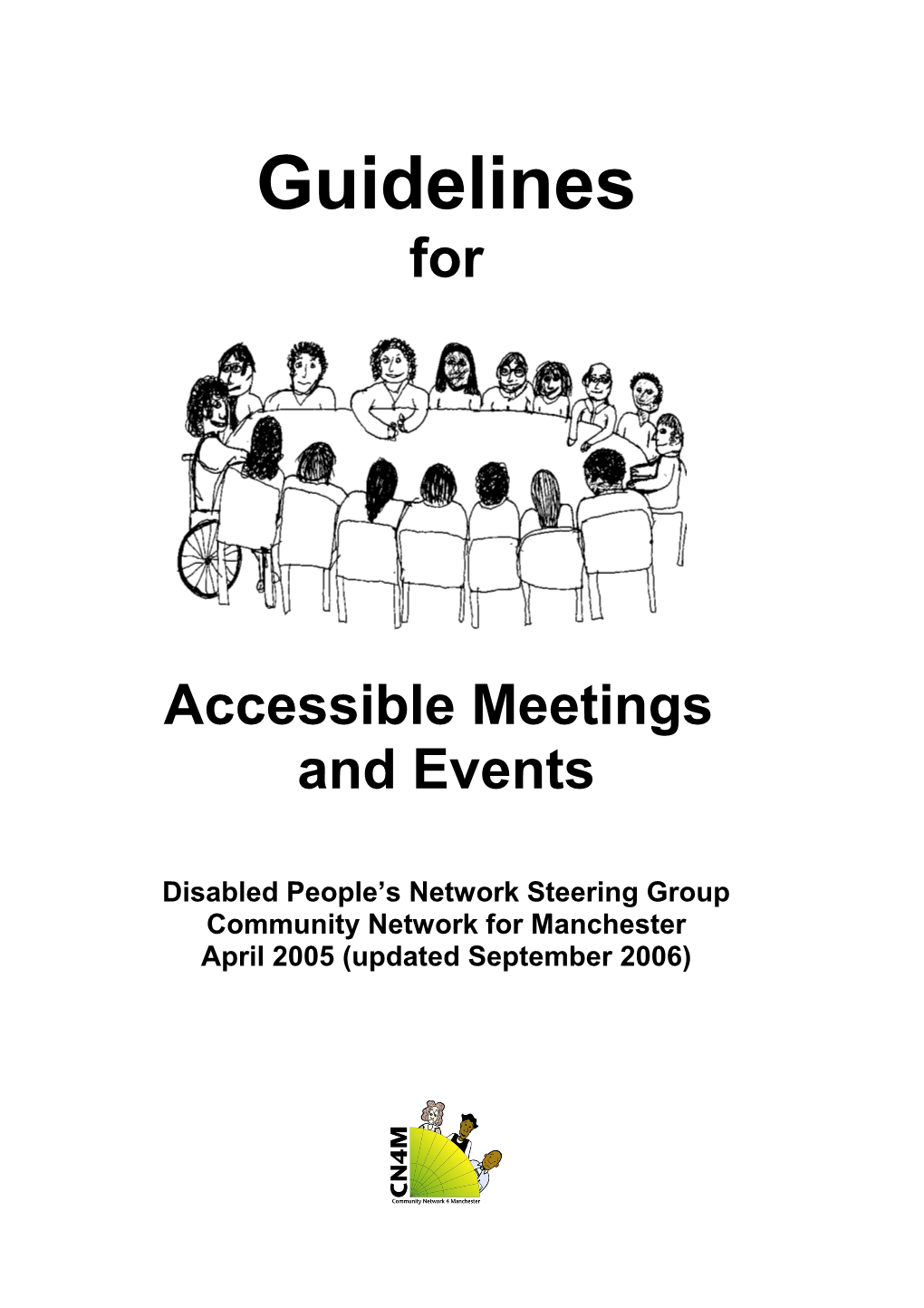 Guidelines for Accessible Meetings and Events
