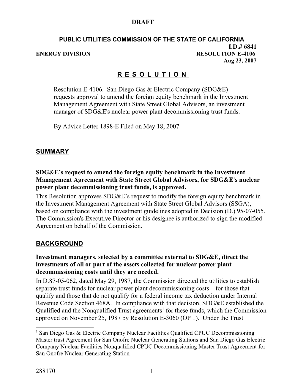 Public Utilities Commission of the State of California s57