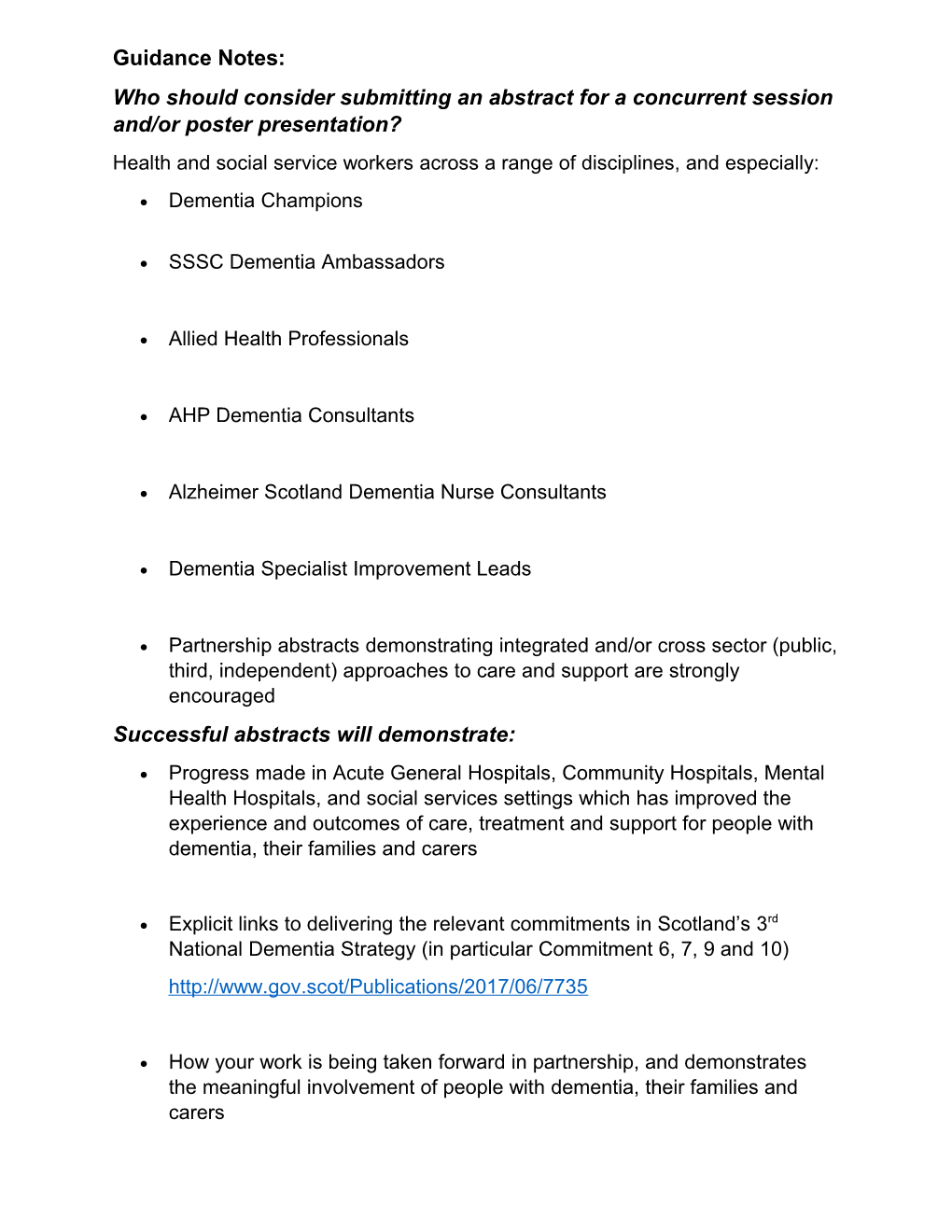 Who Should Consider Submitting an Abstract for a Concurrent Session And/Or Poster Presentation?