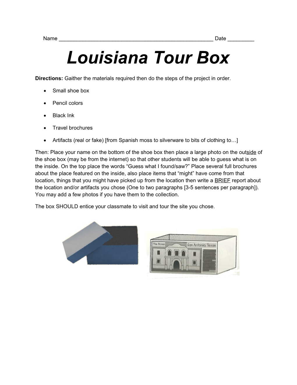 Louisiana Tour Box