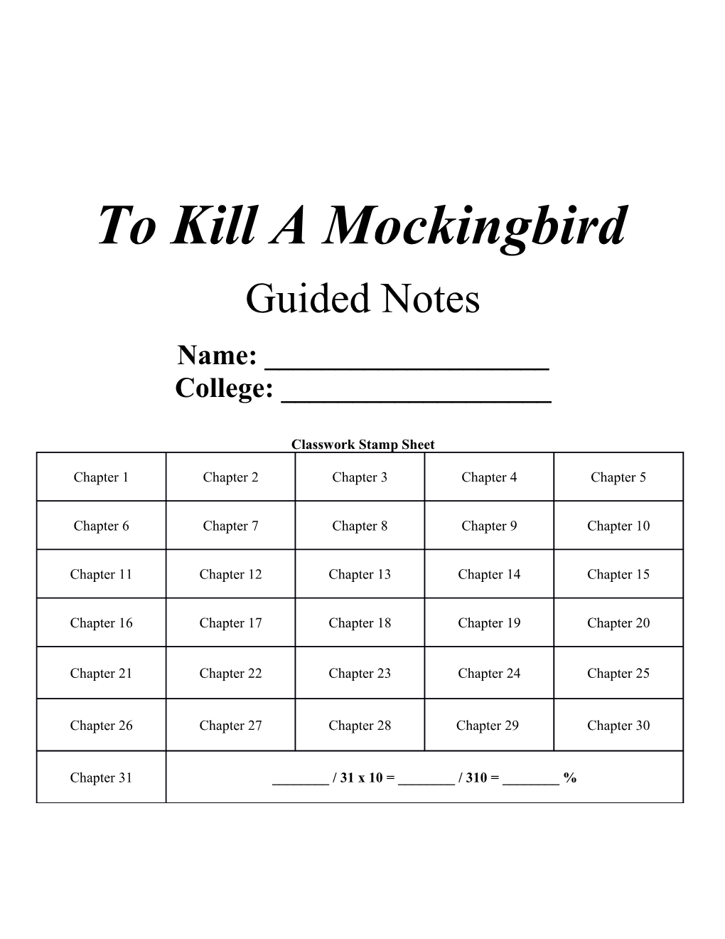 To Kill a Mockingbird s25