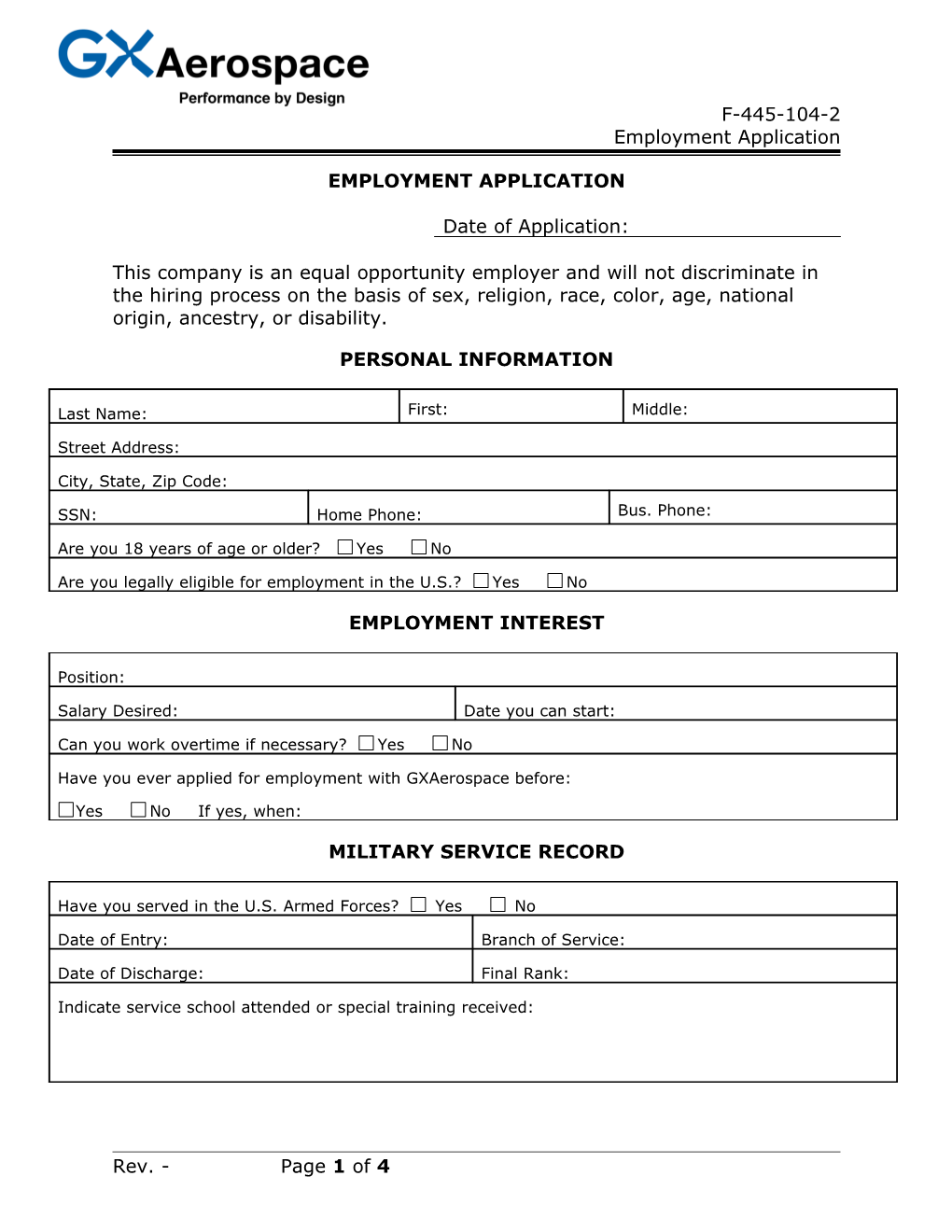 Employment Application s17