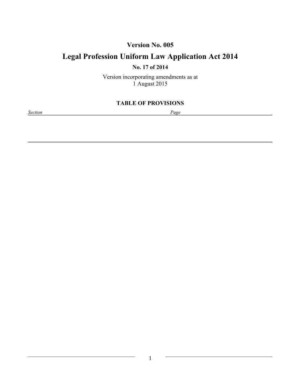 Legal Profession Uniform Law Application Act 2014