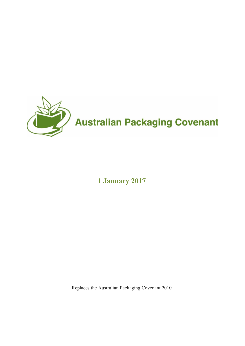 Australian Packaging Covenant