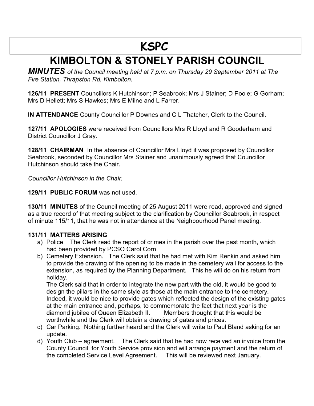 Kimbolton & Stonely Parish Council s6