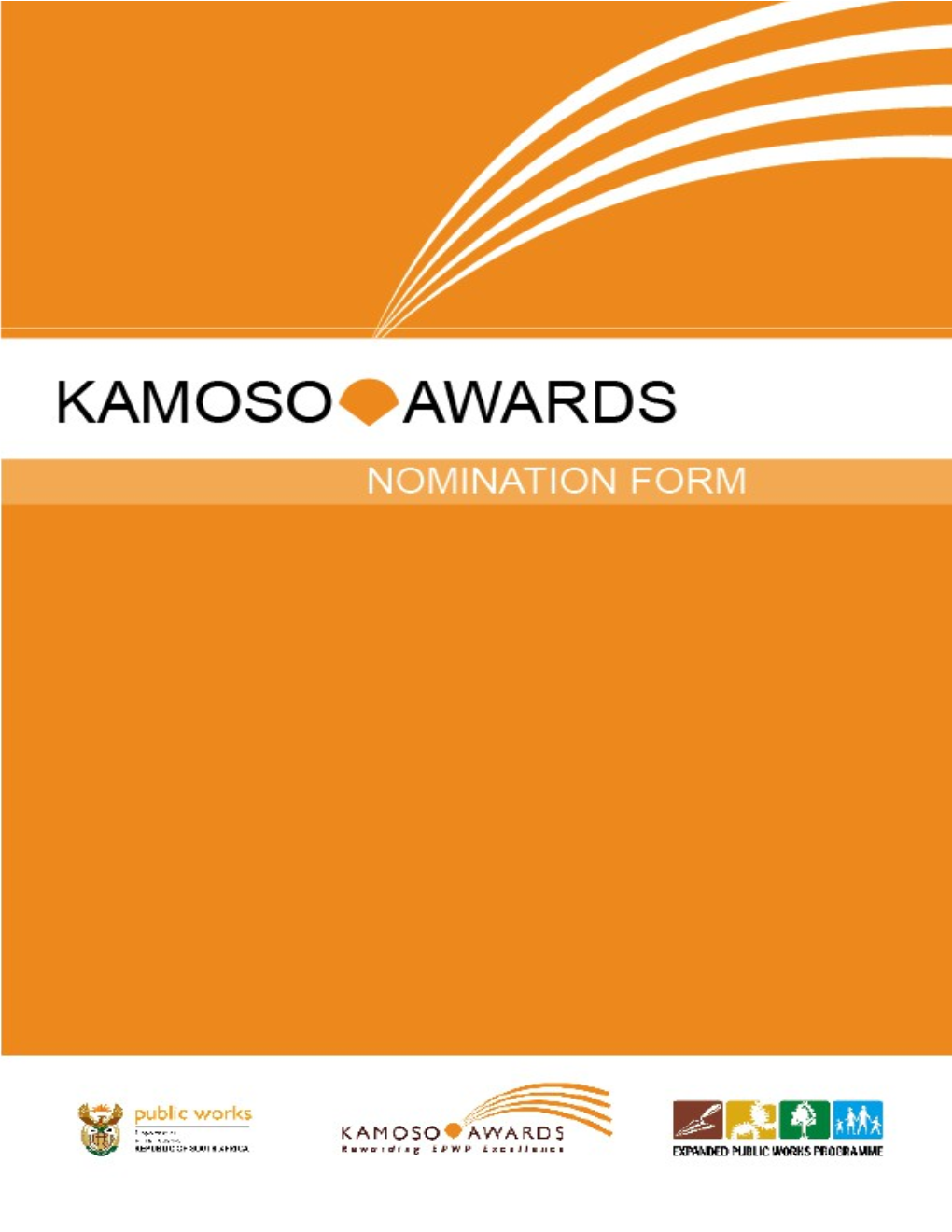 Kamoso Awards 2014 Nomination / Application Form