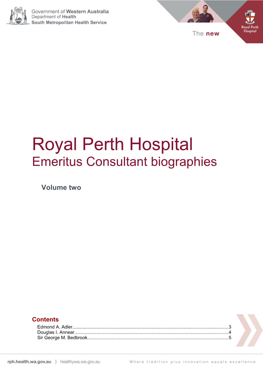 Royal Perth Hospital Emeritus Consultant Biographies s1