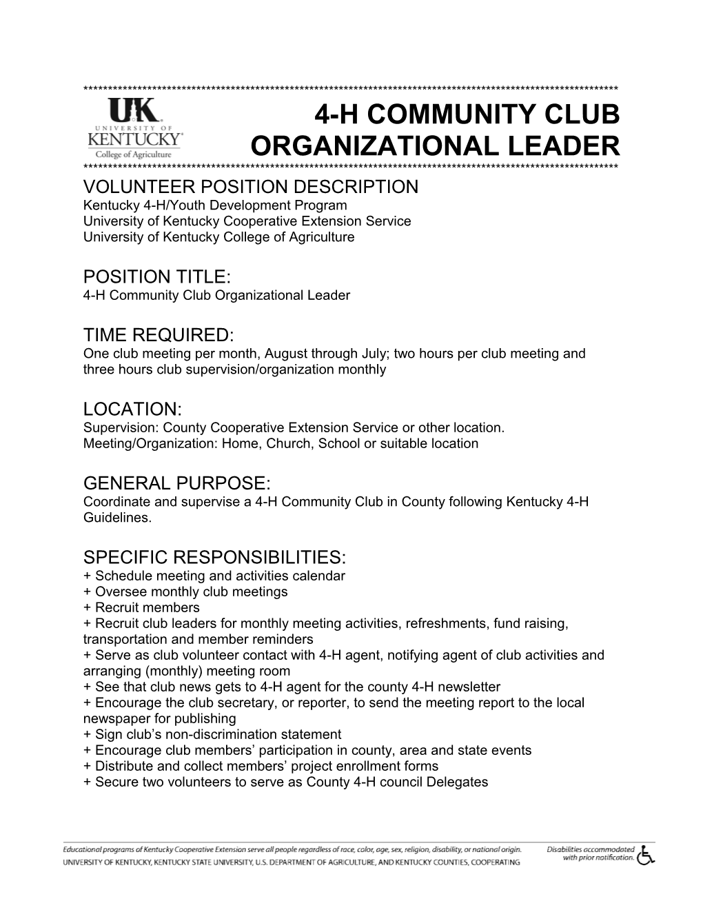 Organizational Leader
