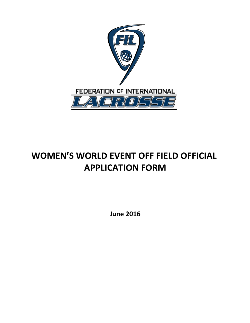 Women S World Event Off Field Official