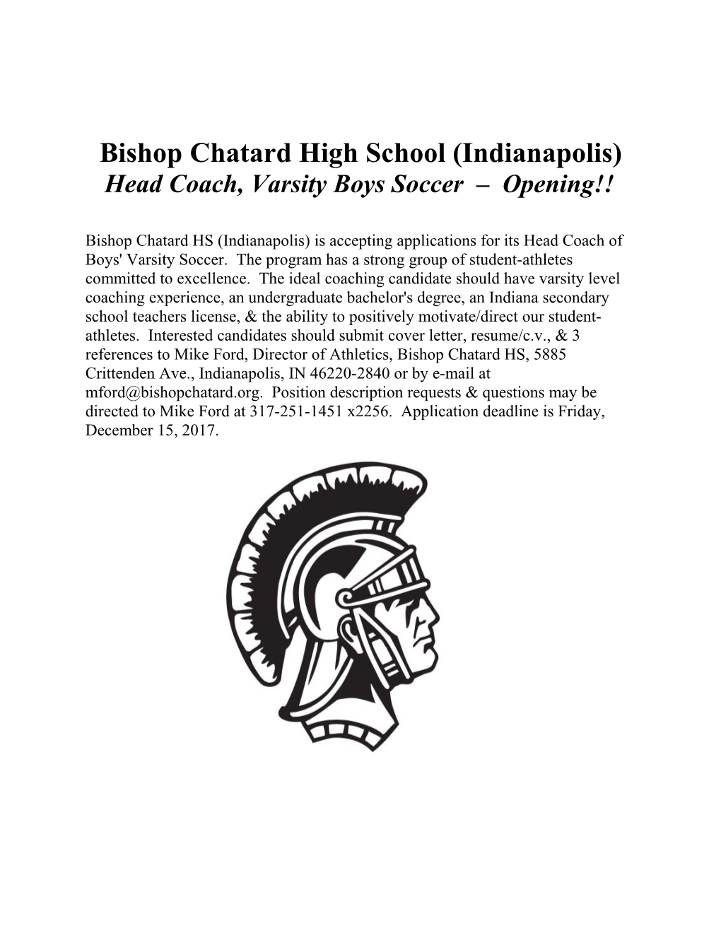 Bishop Chatard High School (Indianapolis)