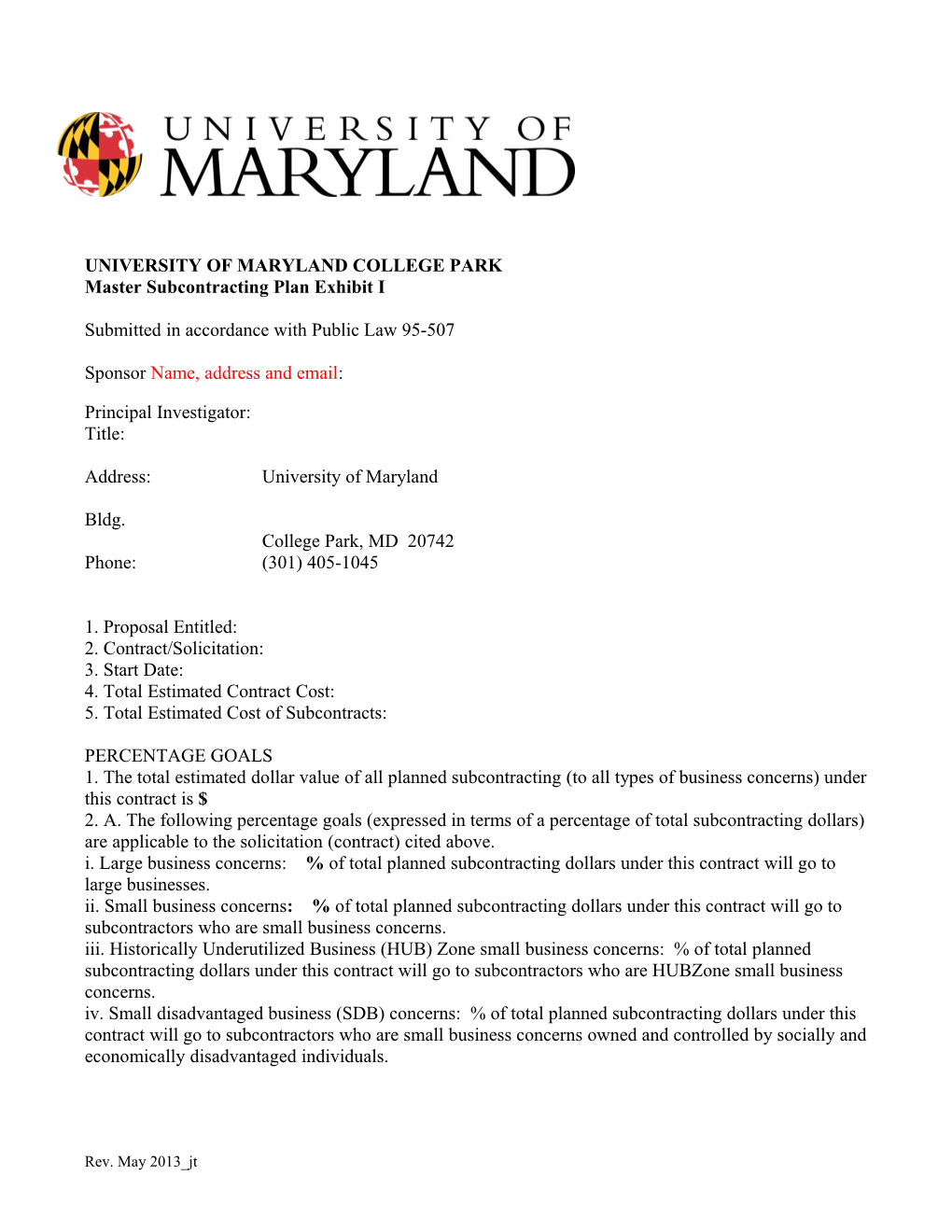University of Maryland s6