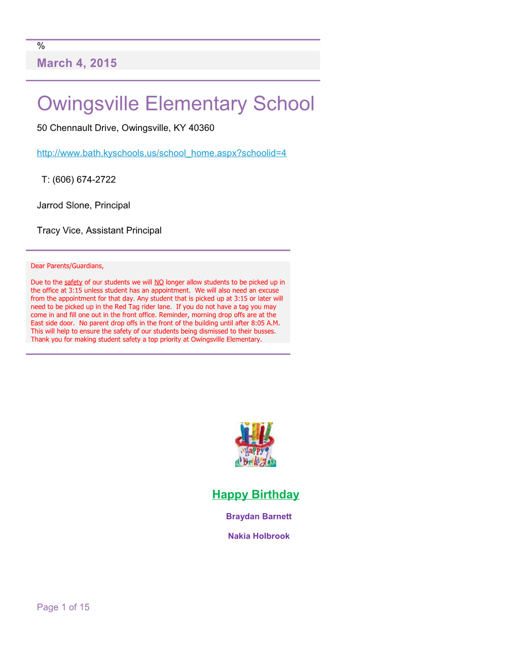 Owingsville Elementary School s1