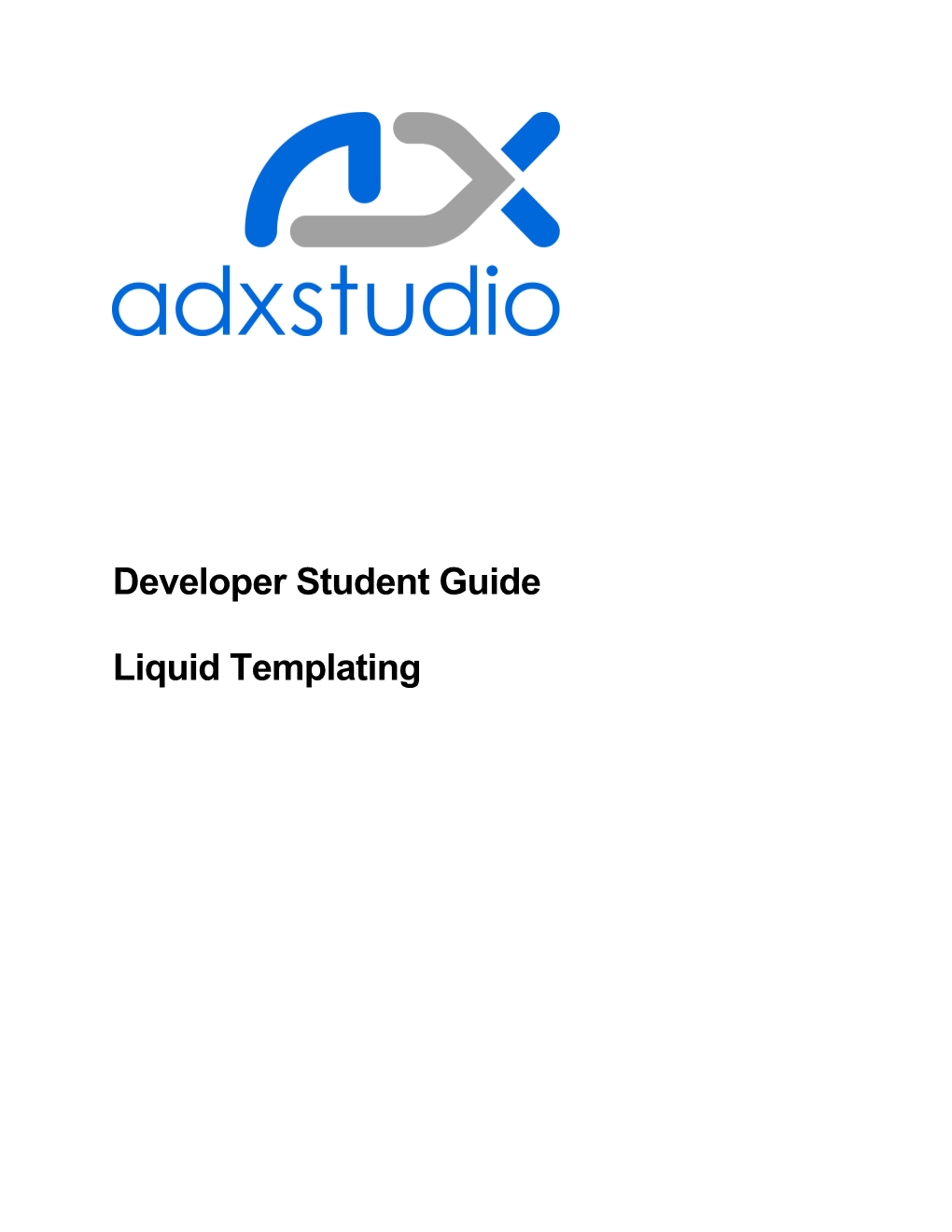 Developer Student Guide