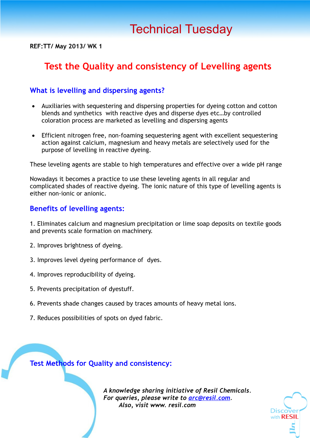 What Is Levelling and Dispersing Agents?